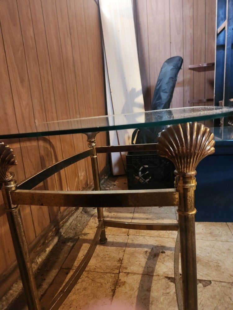 Antique Brass Table