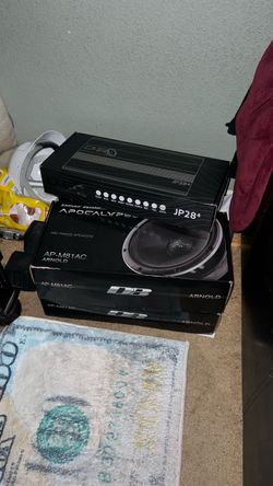 Deaf bounce Apocalypse speakers AP-M81AC with  JP284 amp