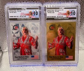 RIC FLAIR Legends Graded NGCX 10 Woooo Package