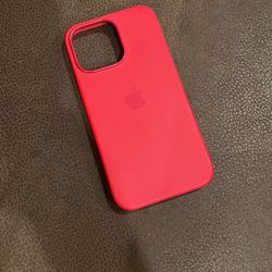 iPhone 13 Pro Red Silicone Apple Branded