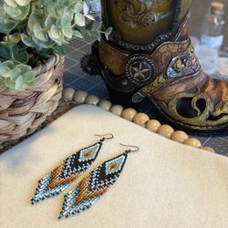 Handmade Western Fringe Earrings 