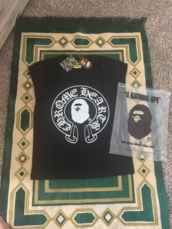 BAPE x Chrome Hearts Black Graphic T-Shirt