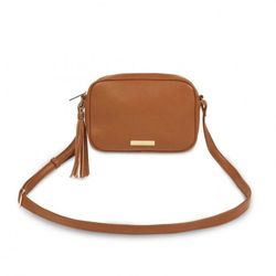Katie Loxton Sophia Tassel Crossbody Bag | Cognac