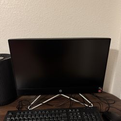 HP Desktop Computer 22"  All-in-One  1TB Black