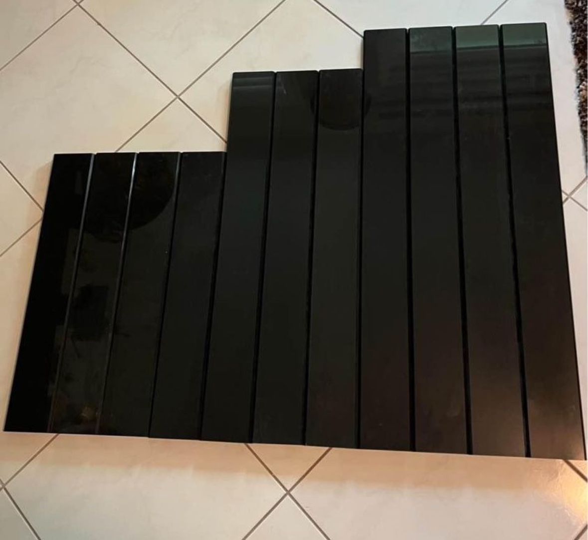 Absolute Black Backsplsh Threshold 312” Total