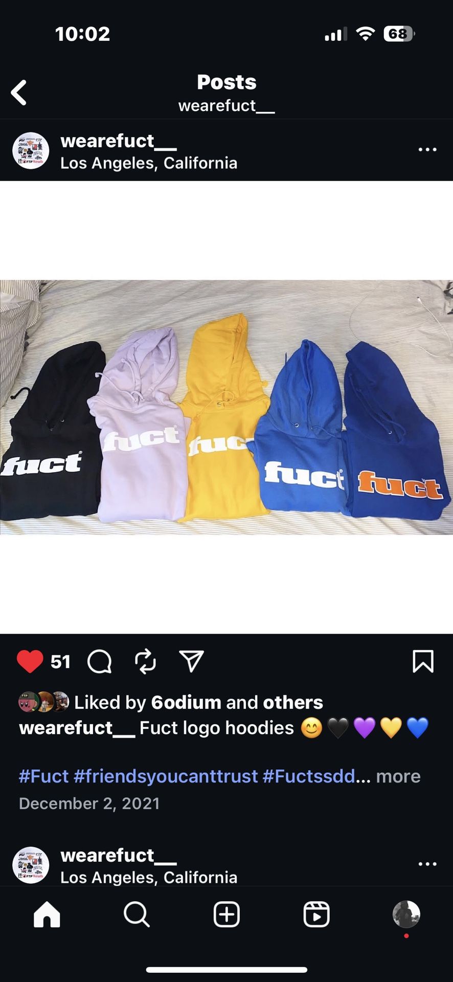 Fuct logo sweaters