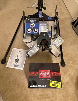 Junior Hack Attack With 3 dozen Rawlings baseballs