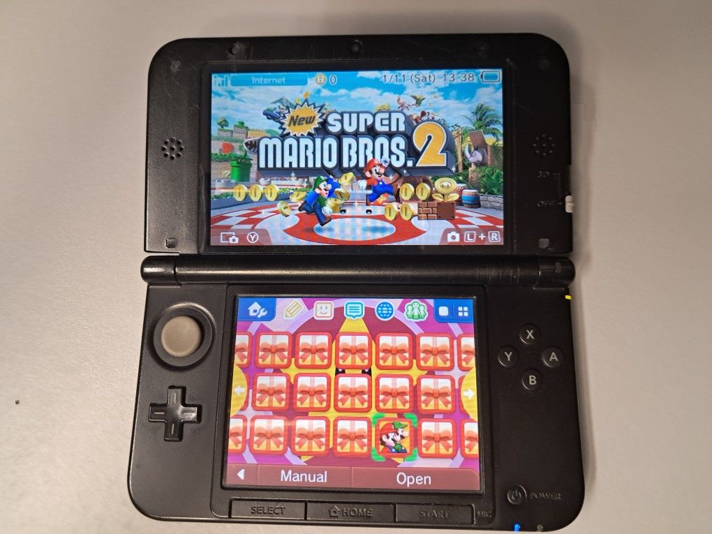 🔥 Nintendo 3DS XL CFW Setup (Silver) – Loaded with Games! 🔥