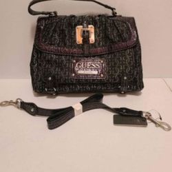 GUESS HANDBAG w/ MATCHING WALLET 