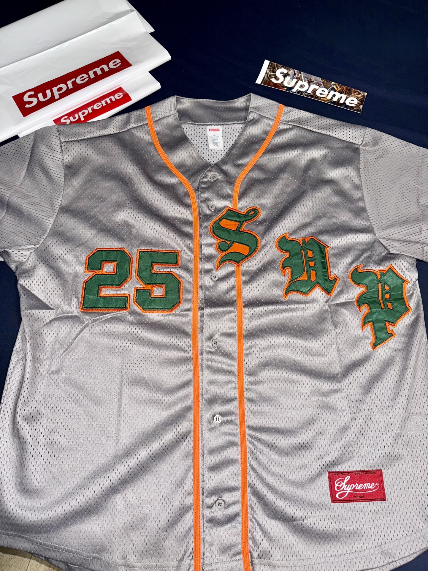 Supreme Old English Jersey L
