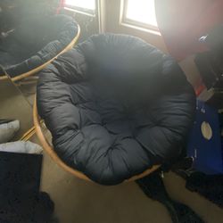 Cushioned chair