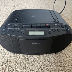 Sony Cassette and CD Player