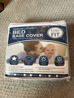 twin size bed base cover.