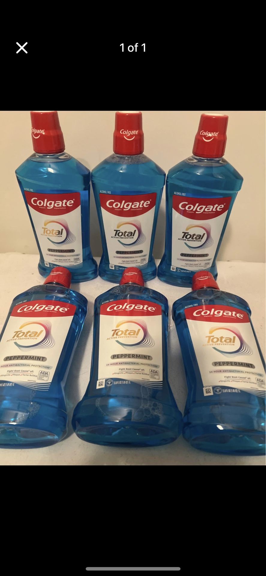 Colgate Total Mouthwash 1 L 3/$10