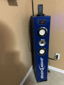 Bud Light MP3 Player Tower. $50