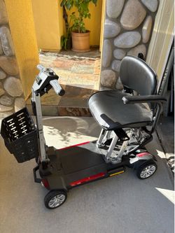 Mobility Scooter with Hitch Carrier