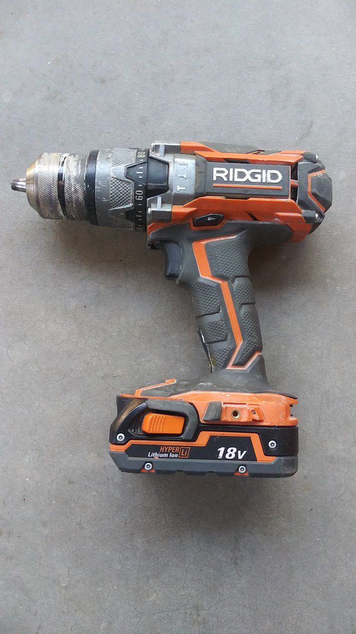 RIDGID hammer drill 18v