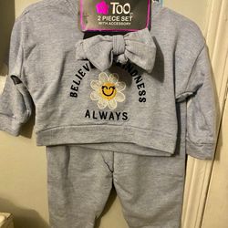 New Outfit Baby Girl With Excellent Quality 3 Months 