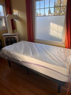 Purple Twin XL Mattress Still in Plastic