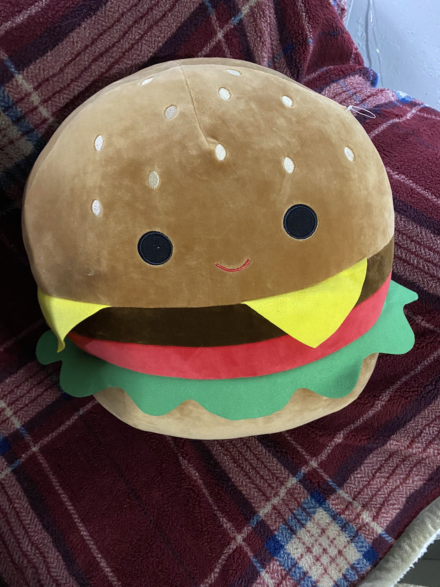 Carl the Cheeseburger Squishmallow