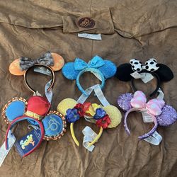 DISNEY MINNIE EARS ALL BNWT