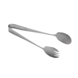 Tablecraft 4404 9"L Stainless Serving Tongs  Set of 6