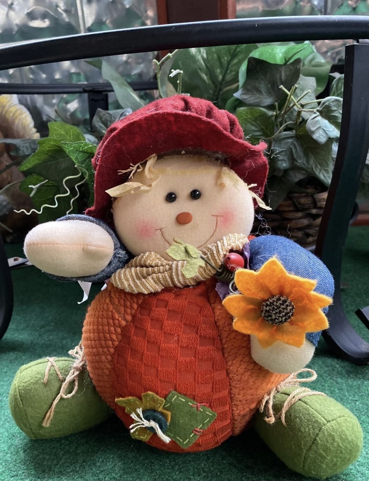 Stuffed Pumpkin Fall Plush Stuffed Toy Decoration 8"Length