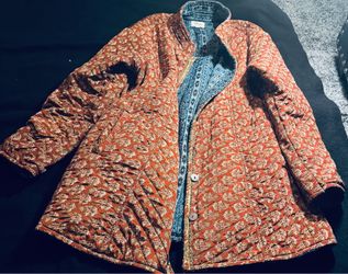 Rhea Quilted Floral Jacket Size XL
