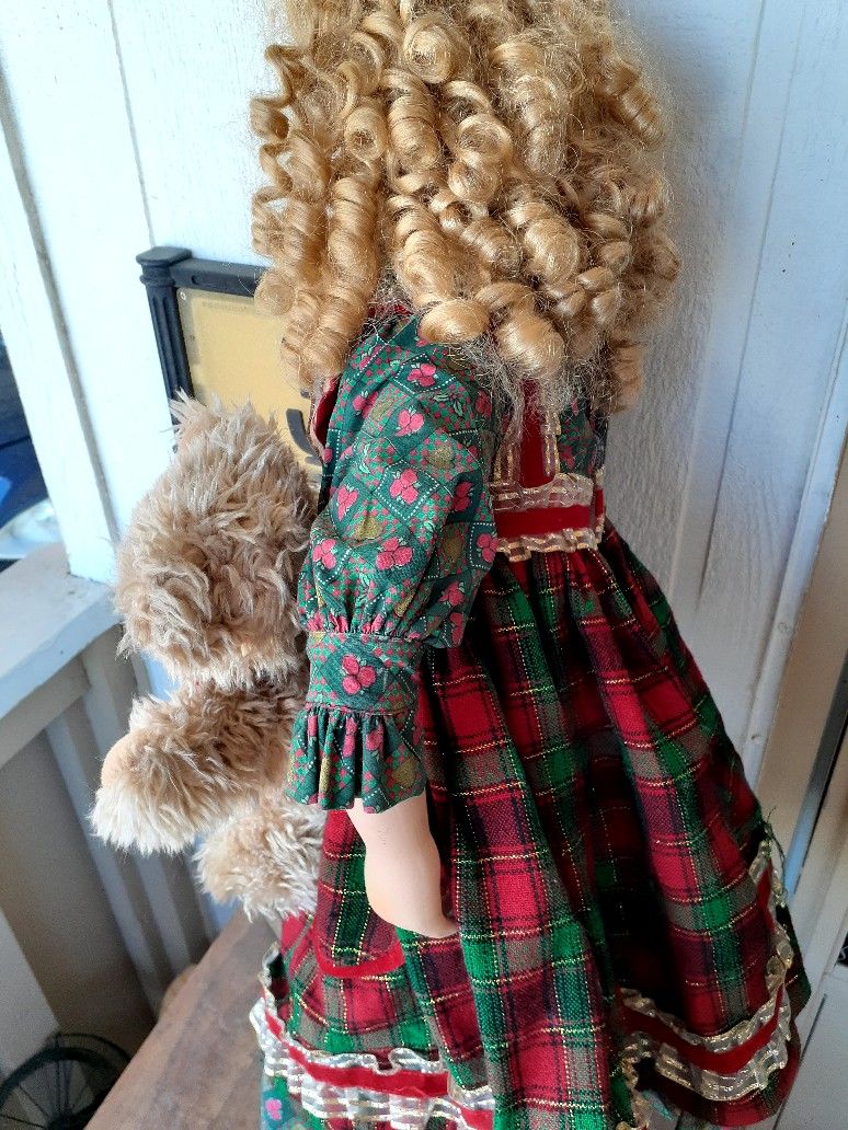 30 Inch Porcelain Doll Madeline
