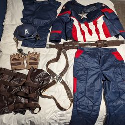 Movie Quality Captain America CosPlay Costume Size Medium
