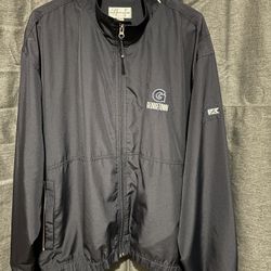 University windbreaker