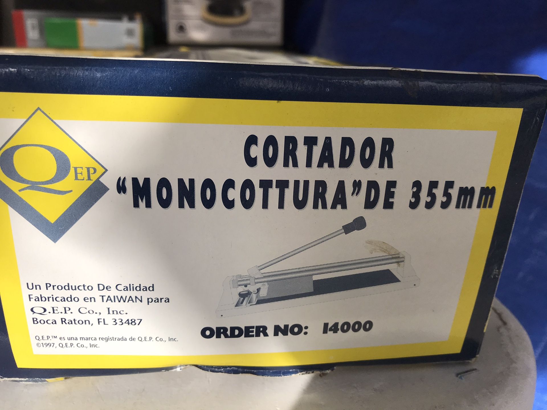 Tile cutter monocuttura