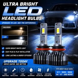 9005 HB3 LED Bulbs, Titanova LED, High Lumens LED DRL Kit, 6000K Cool White, IP68 Waterproof, Halogen Upgrade Replacement, 9145 9140 Foglight