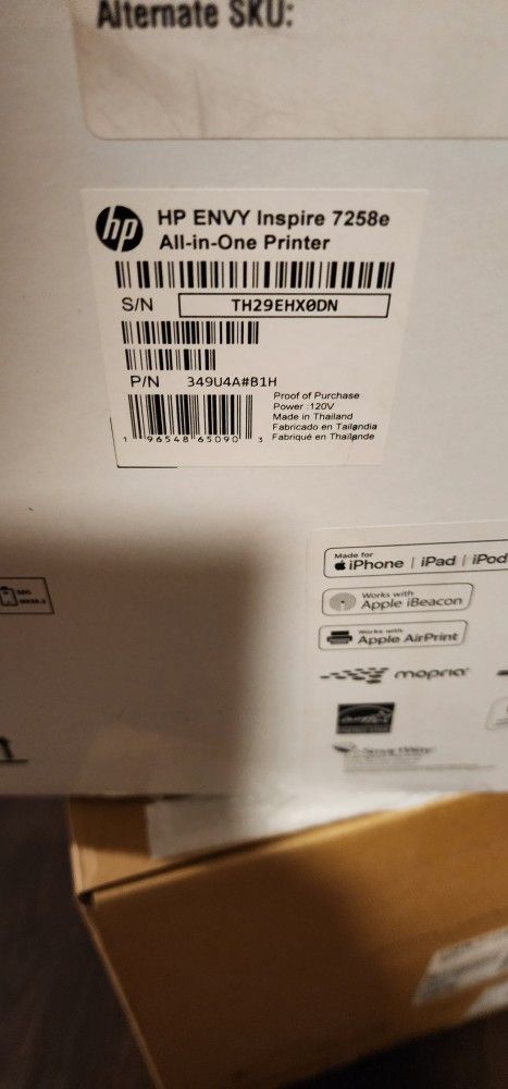 HP Envy Inspire 7258e