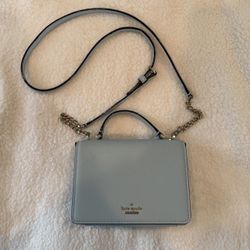 kate spade blue cameron street saffiano hope crossbody bag