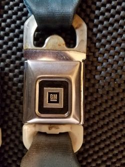 Original GM seat belt buckles