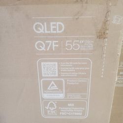 SAMSUNG 55" QLED Q7F SMART T. 4K HDR VISION AI NEW OPEN BOX WITH GUARANTEE 💯🔥🖥💯🔥🖥