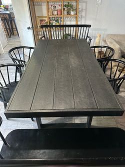 wood dining table