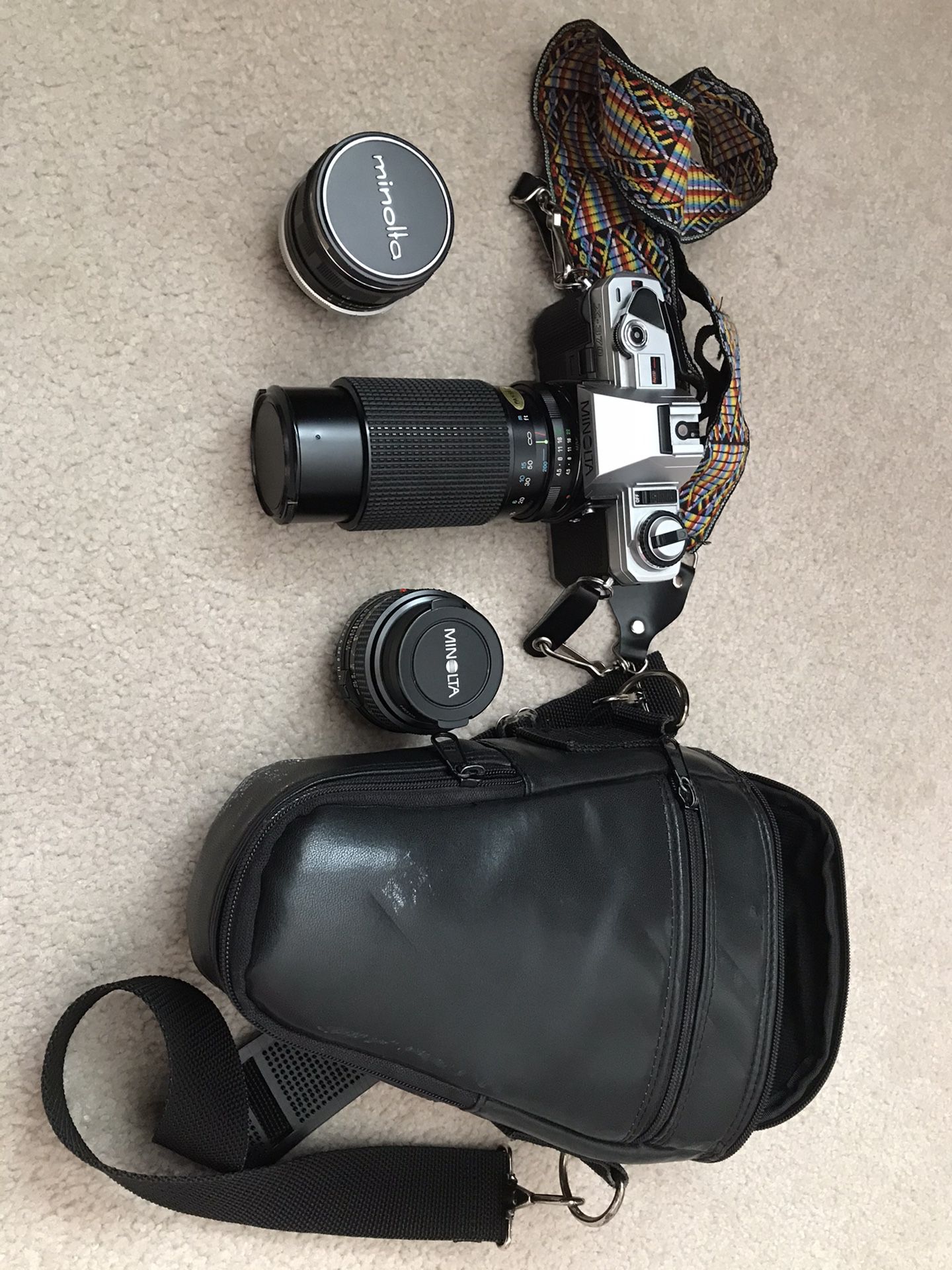 Minolta X-370 SLR film Camera
