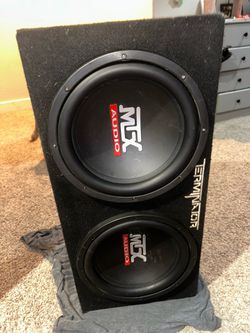 MTX Audio Subwoofer & Amp