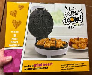 CucinaPro Waffle Wow! Waffle Maker | Mini Hearts