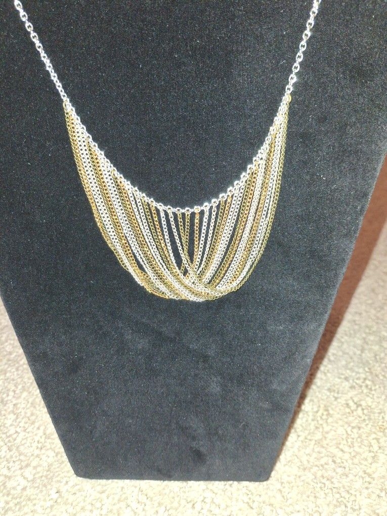Multi Tone Chain Necklace