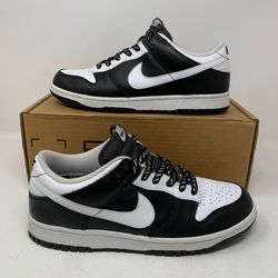 Nike Dunk Low Midnight Fog 2009 Rare sz 9 318019-101 Black White Authentic 9/10 condition!