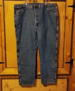 Men's Rustler 3XL ? 46 x 32 Blue Jeans NICE Cond! 