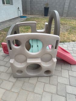 Kids Plastic Climber and Slide Play Set