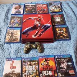 $200! 0 Games, all Cables & 1 Controller. Playstation 4 Pro 1,000GB The 2000GB $275 PS4 Pro 3rd Generation. $15! Per Game or regular $10!.. all work 1