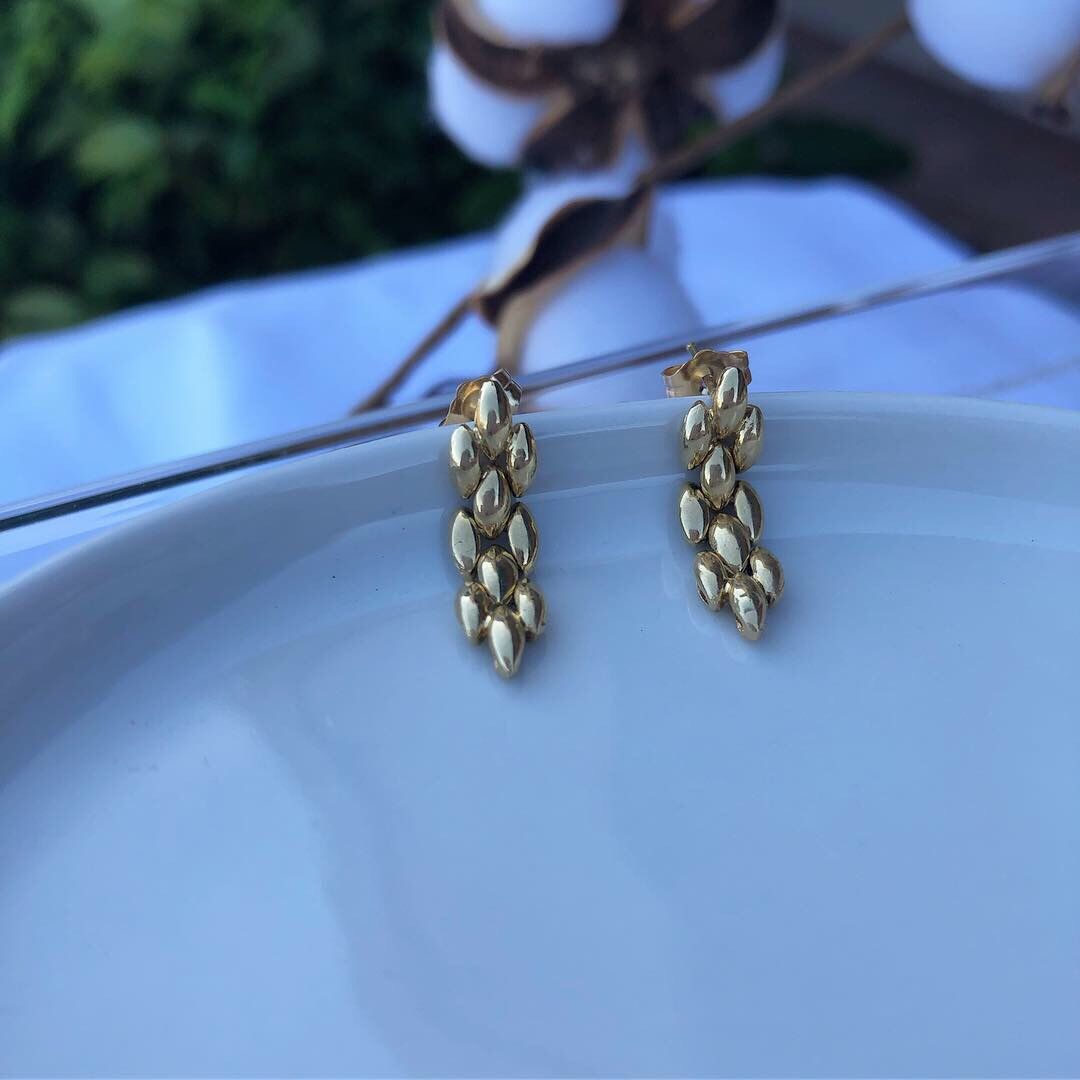 14KT Yellow Gold Earrings