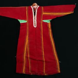 Lovely Traditional Antique Turkoman Silk Dress
