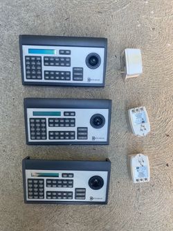 Interlogix KTD-405-2D PTZ Keyboard Controllers – Lot of 3