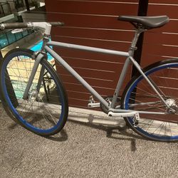 Speed Bike – Matte Gray w/ Blue Rims – Ready to Ride